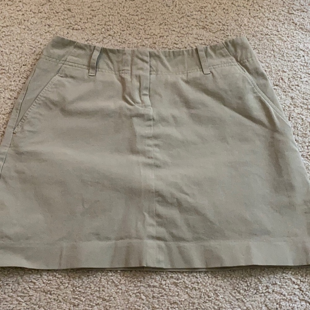khaki shorts skirt in size 2